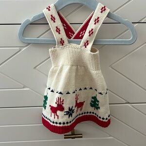 Hanna Anderson knit Christmas dress